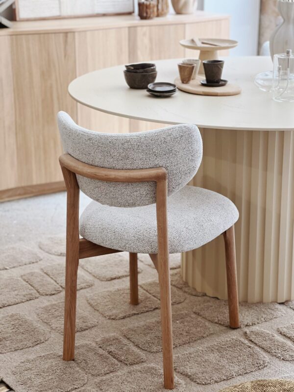chaise bois et tissu