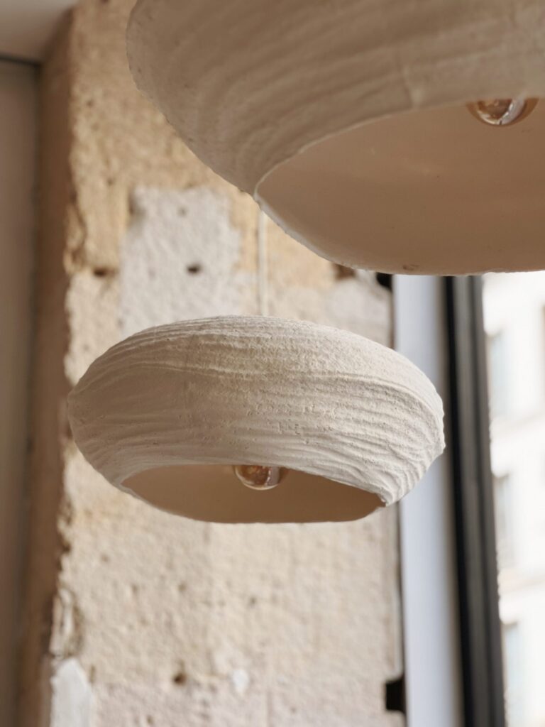 Suspension nuage papier mache