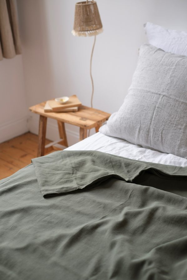 Housse de couette kaki