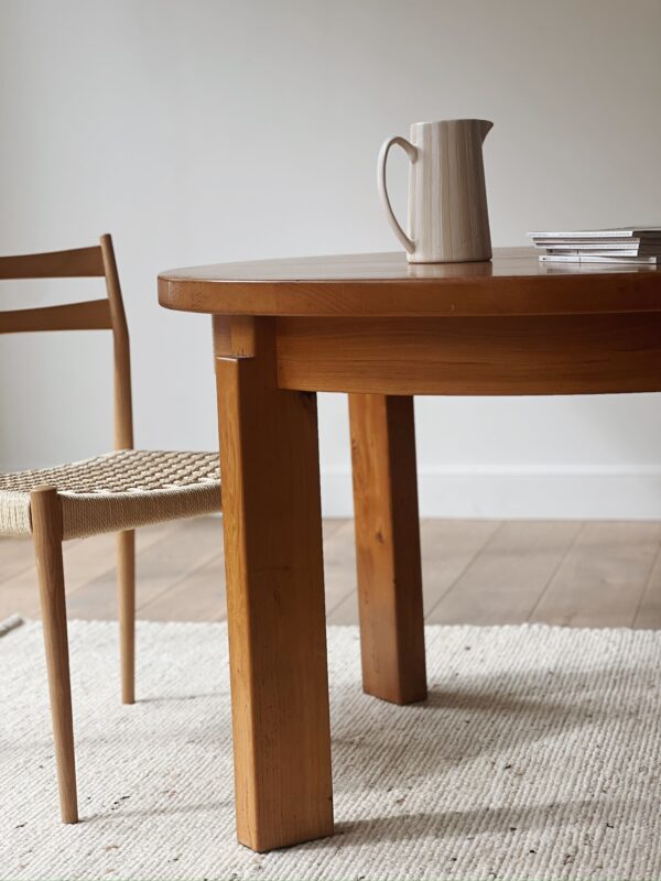 Table en orme massif avec rallonges