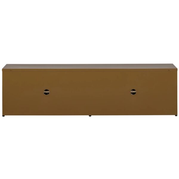 meuble tv métal détail