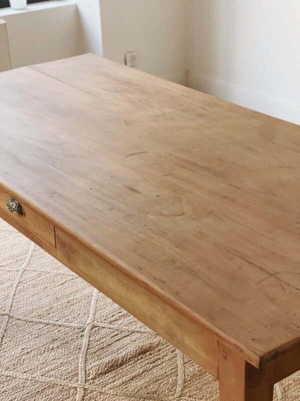 Table de ferme ancienne en bois massif