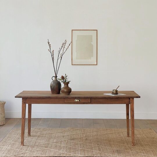 Table de ferme vintage