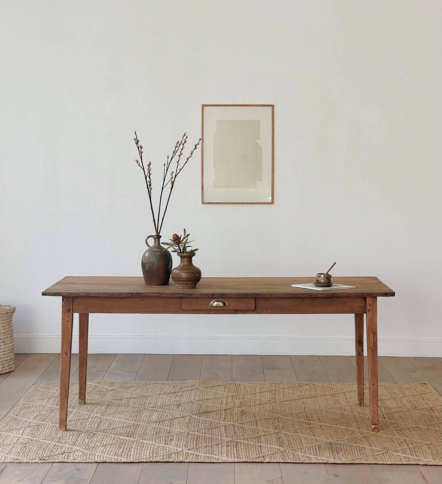 Table de ferme vintage