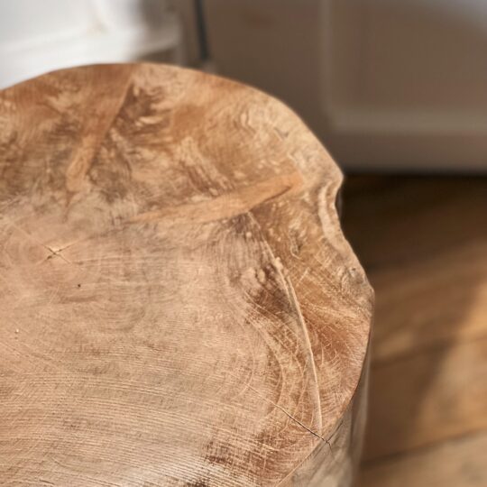 Tabouret en teck recyclé – Image 5