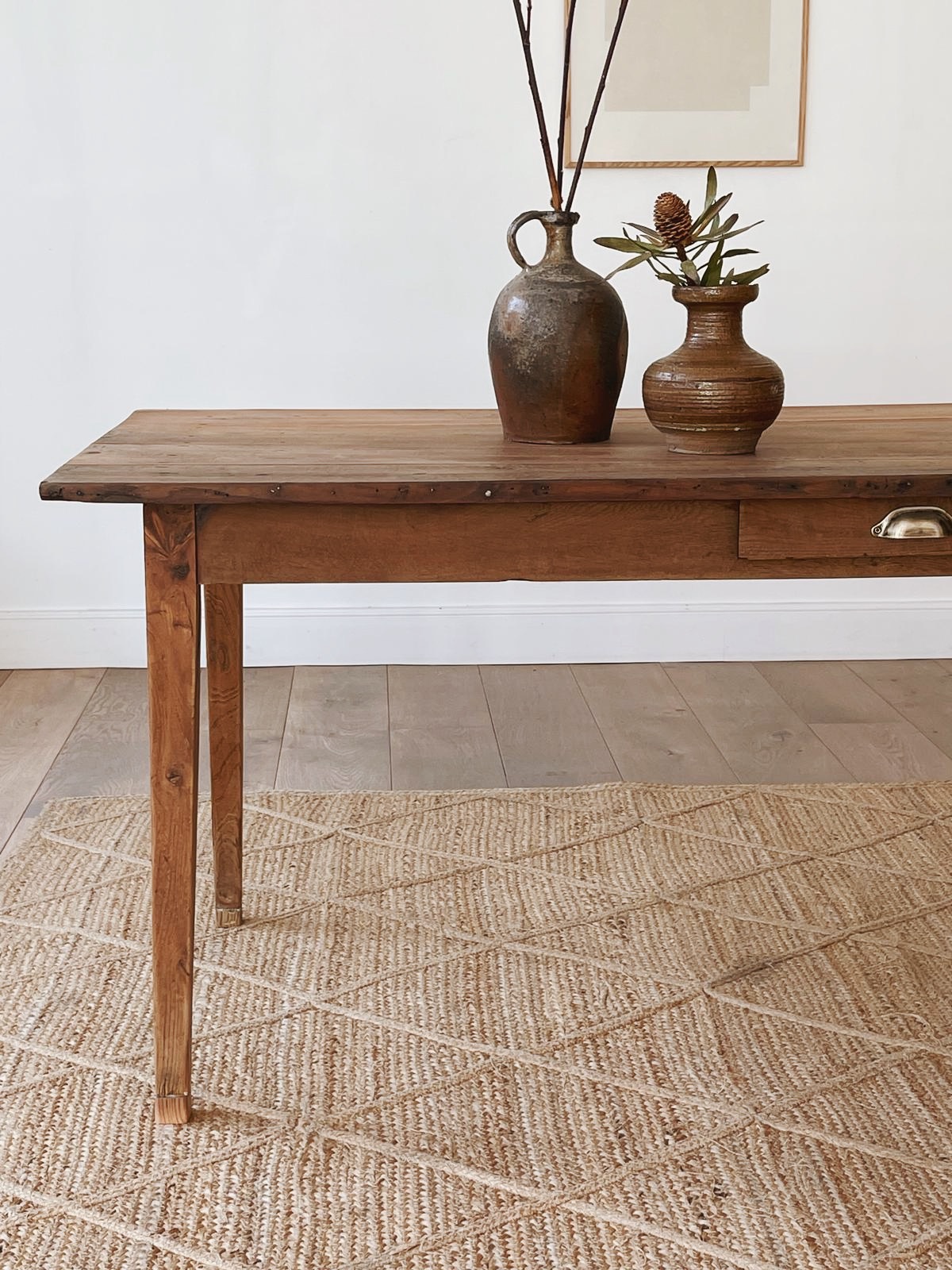 Table de ferme chinée