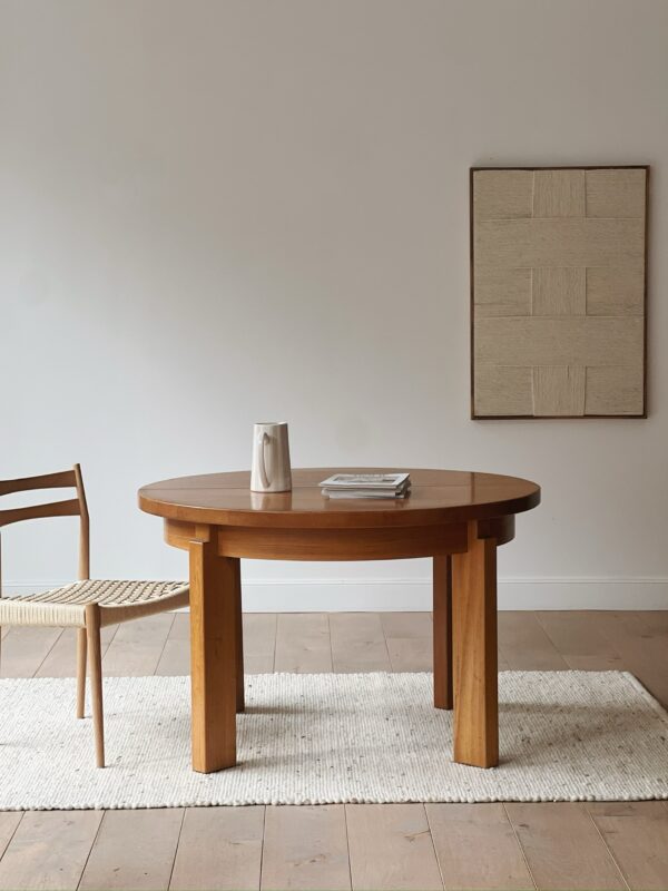 Table en orme massif avec rallonges