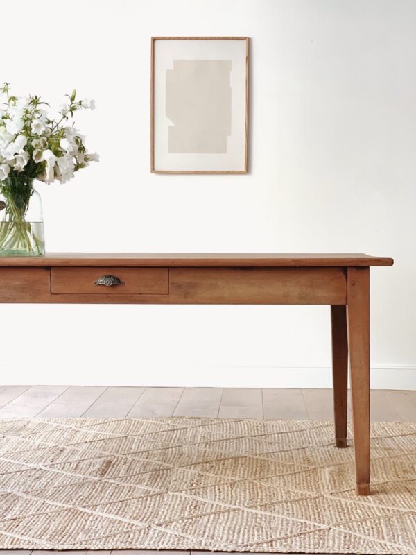 Table de ferme ancienne en bois massif