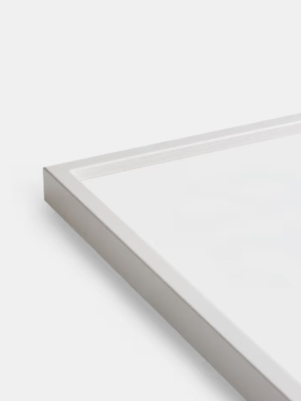 Cadre métal blanc