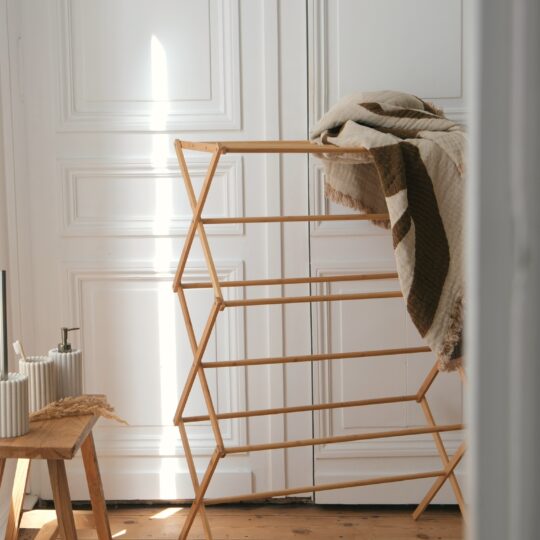 étendoir pliable en bois