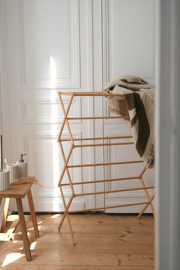 étendoir pliable en bois