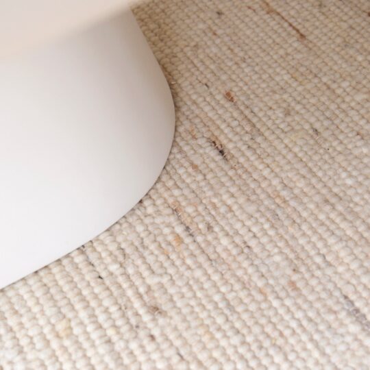 Tapis laine beige chiné