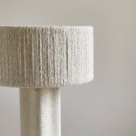Lampe Béton Fait Main "Blanche" – Image 4