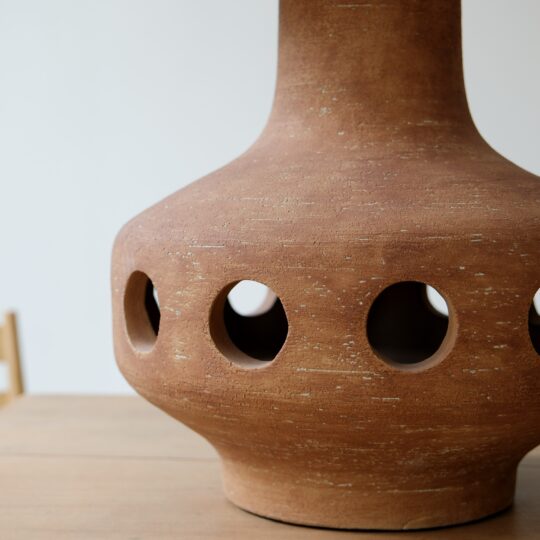Lampe en grès avec abat jour – Image 2