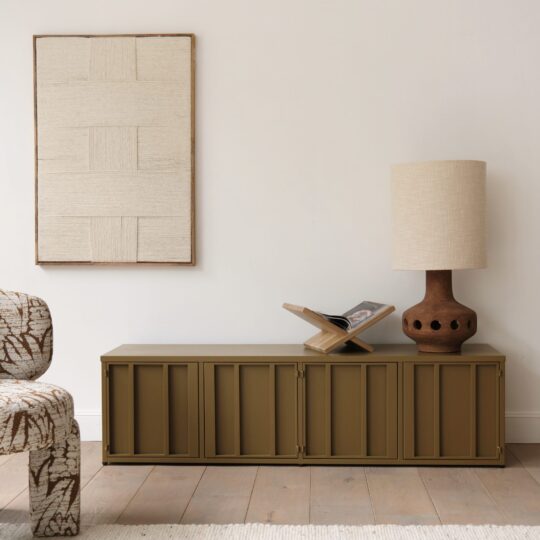 Lampe en grès avec abat jour – Image 3