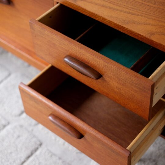 Enfilade vintage en teck Gabrielle – Image 7