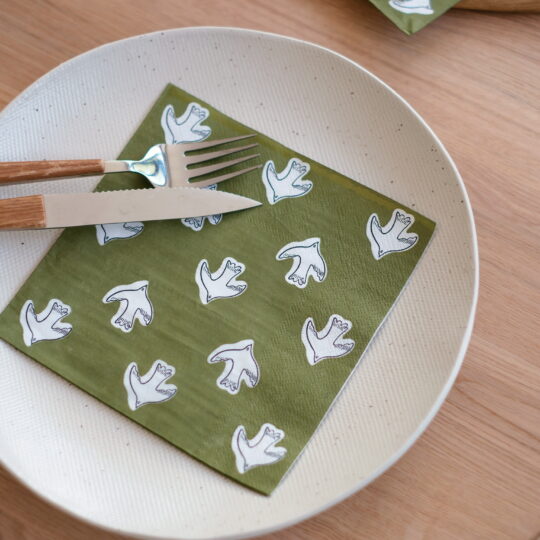 Serviette papier vert