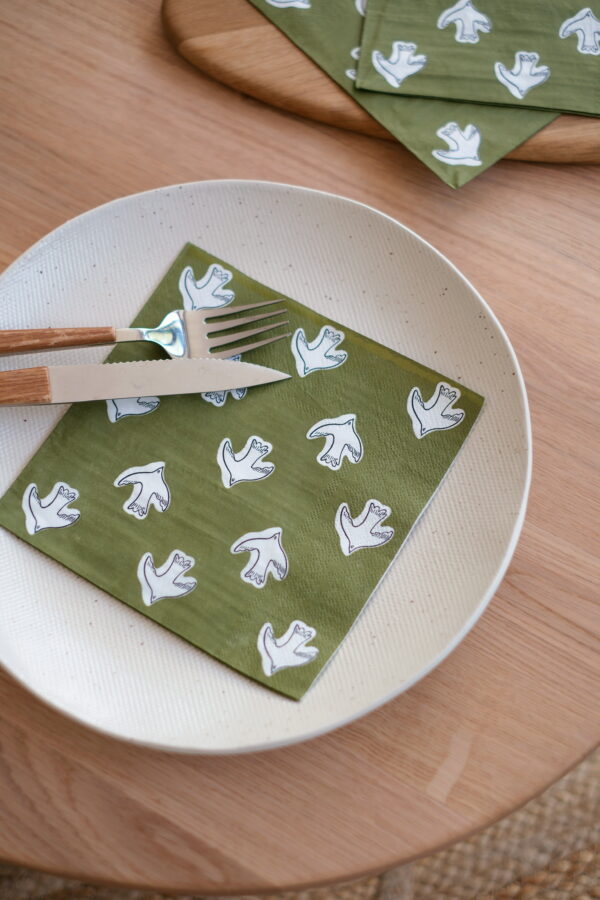 Serviette papier vert