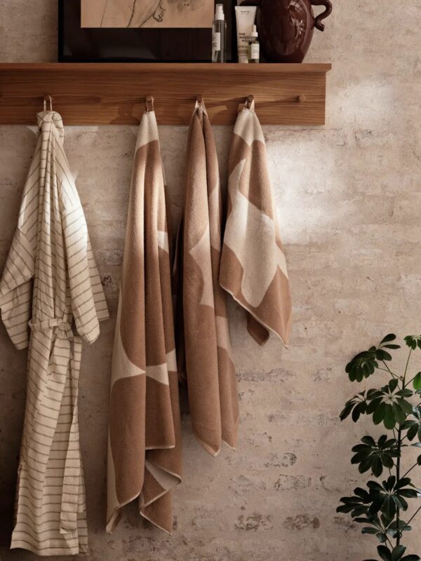 Serviettes de toilette en coton bio