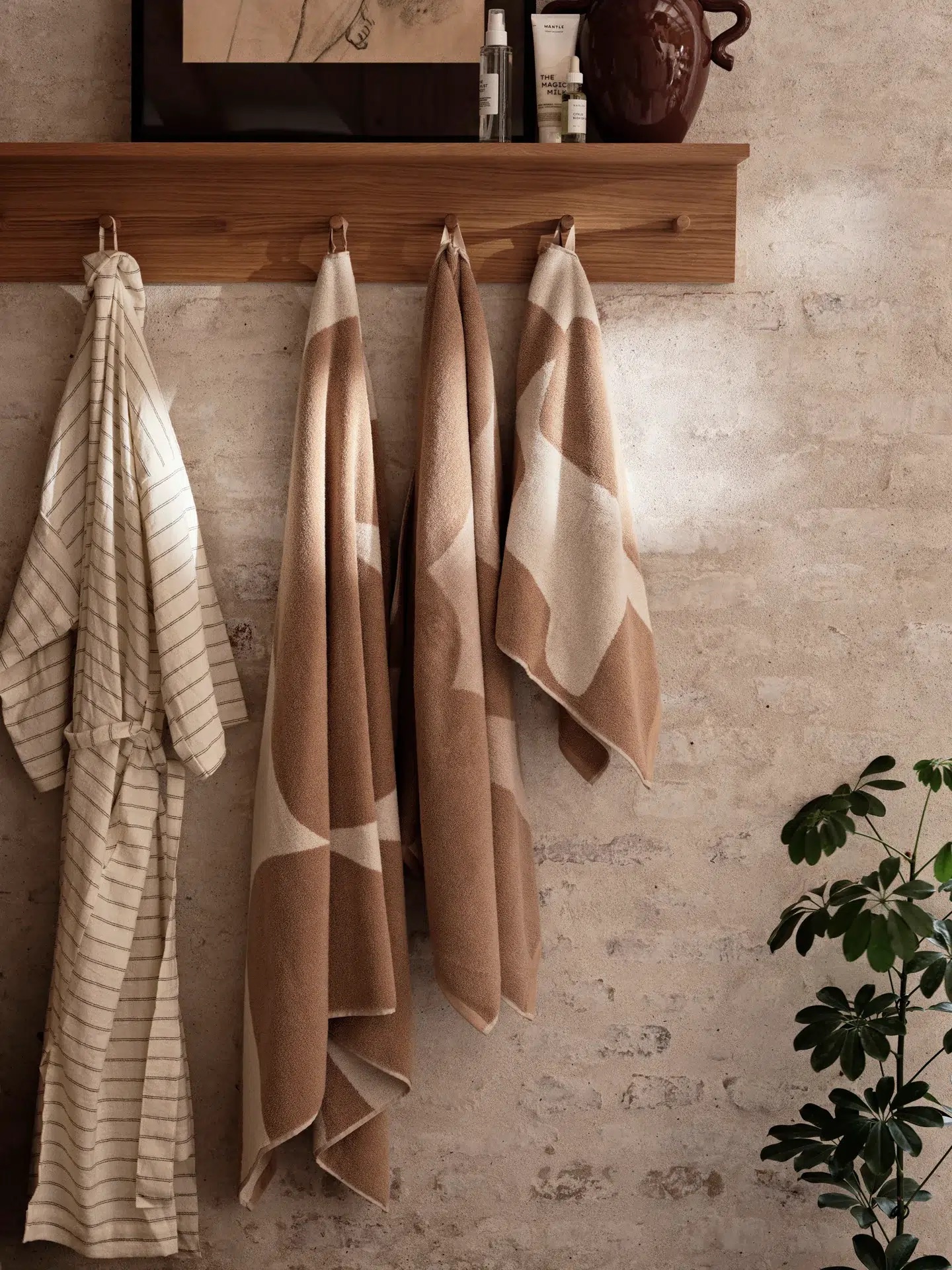 Serviettes de toilette en coton bio