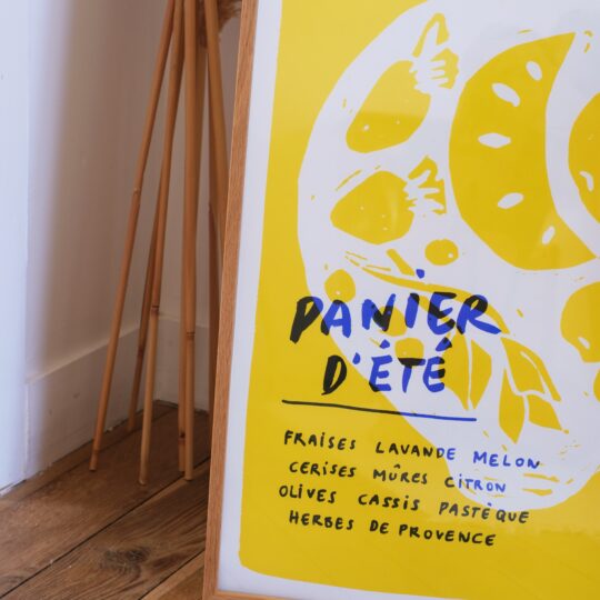 détail affiche déco