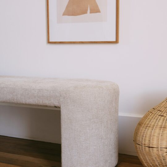 Banc d'entrée en tissu – Image 4