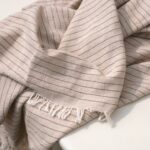 Fouta plage en coton rayée