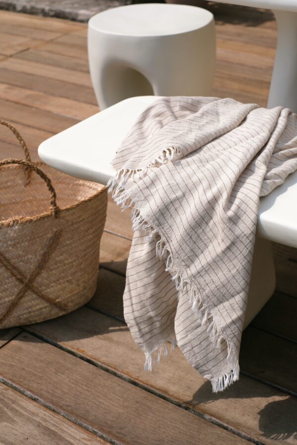 Fouta plage en coton