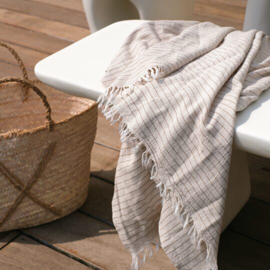 Fouta plage en coton