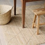 Tapis croisillon en jute