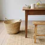 Tapis croisillon en jute