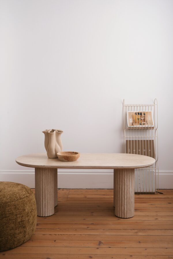 Table de basse effet marbre