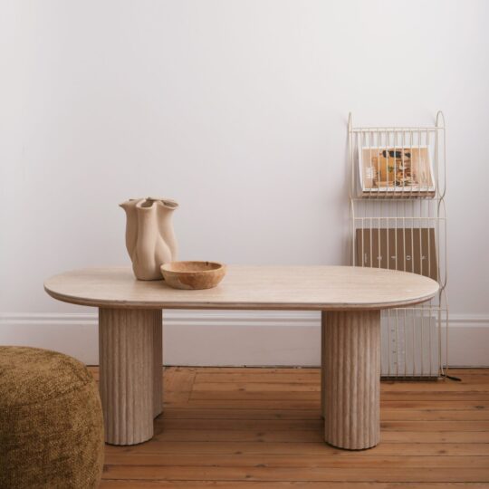 Table de basse effet marbre