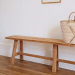 banc en teck fait main
