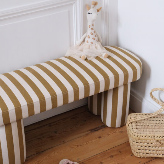 banc enfant rembourré