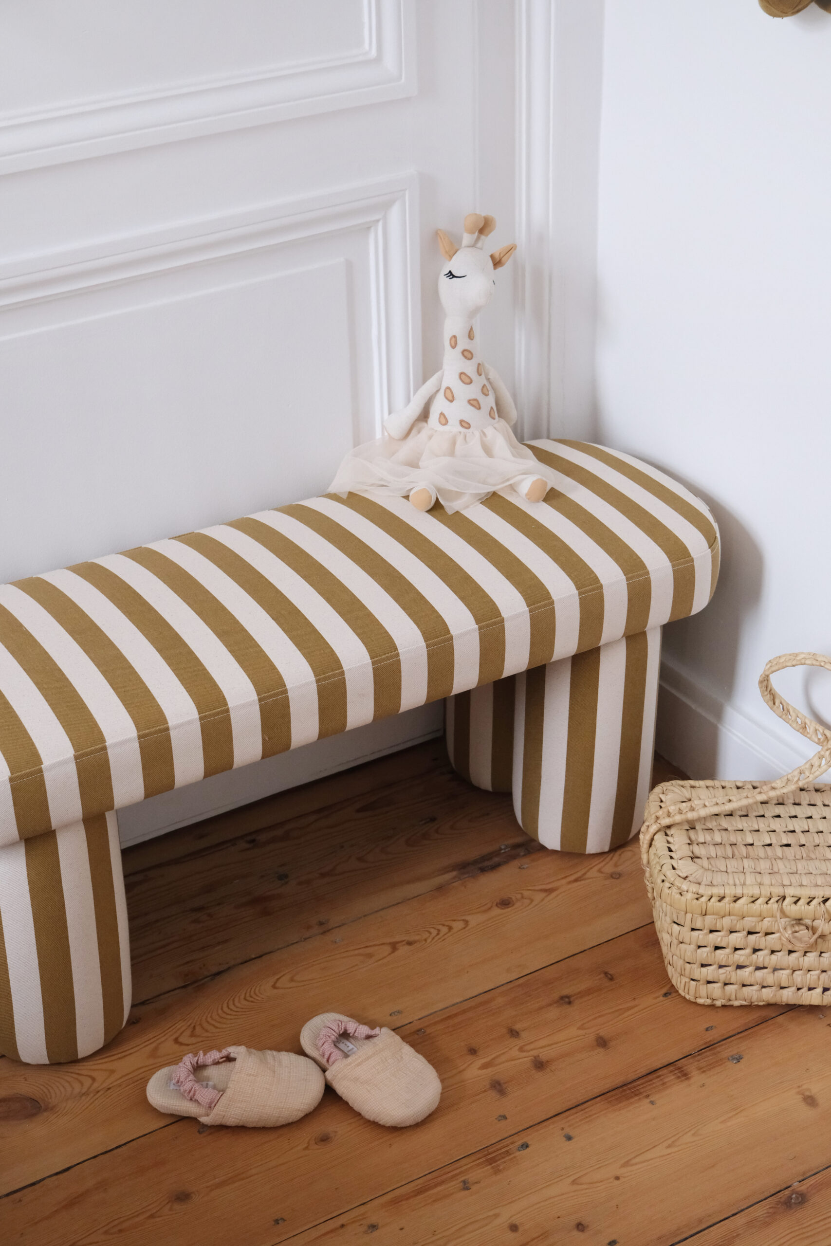 banc enfant rembourré