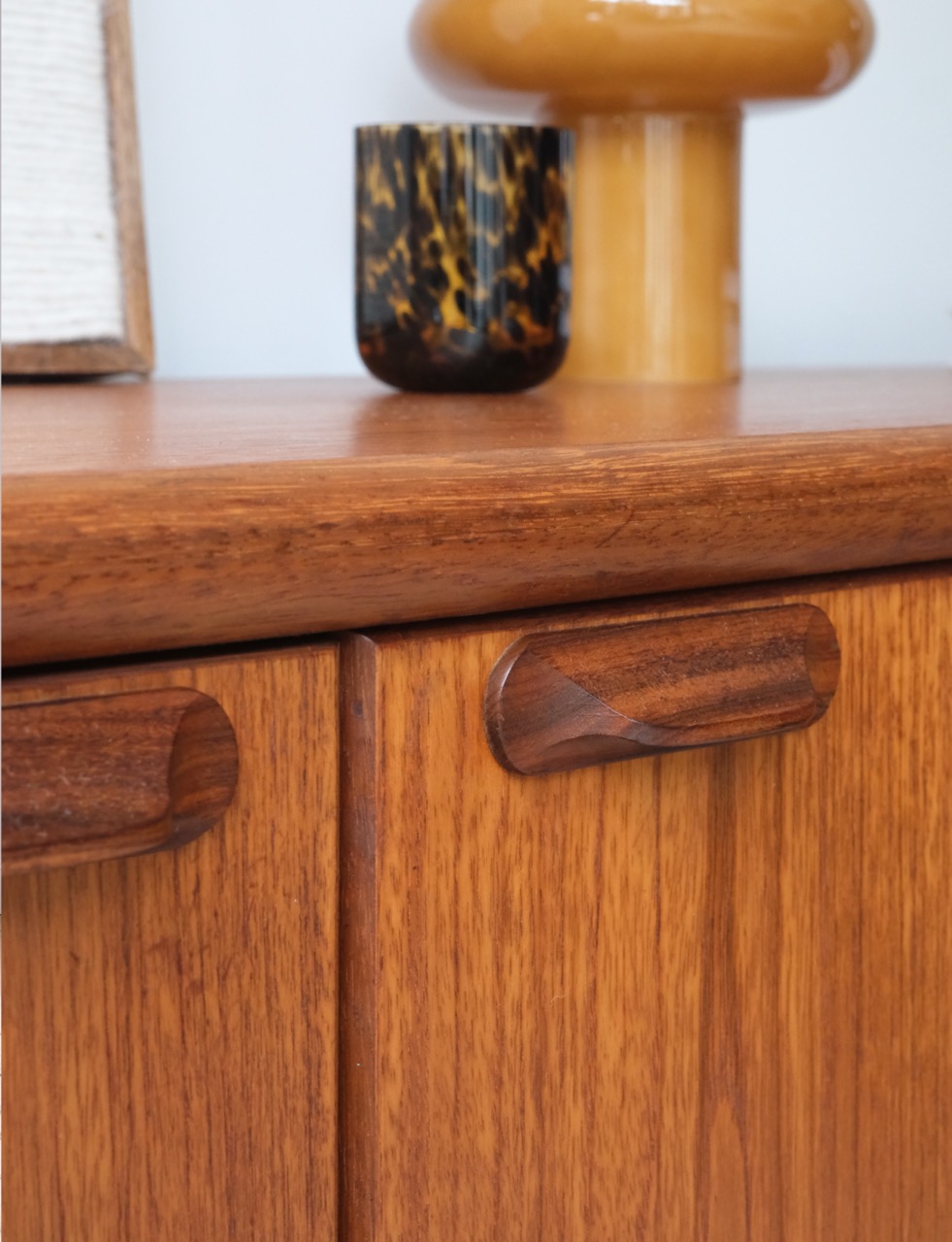 Enfilade vintage en teck Hortense – Image 2