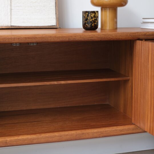 Enfilade vintage en teck Hortense – Image 4