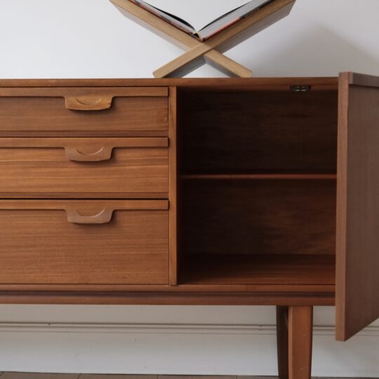 Enfilade vintage en teck Roberta – Image 2