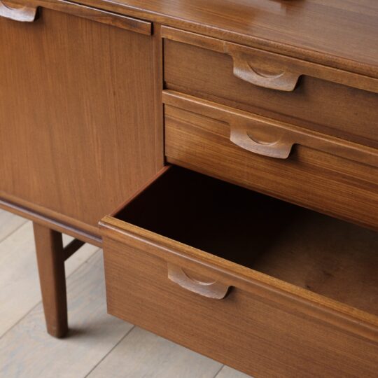 Enfilade vintage en teck Roberta – Image 3