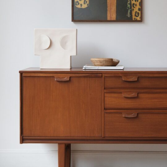 Enfilade vintage en teck Roberta – Image 5