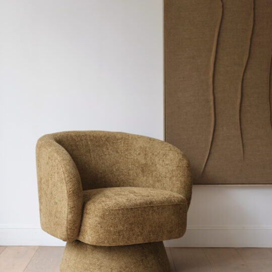 fauteuil pivotant kaki