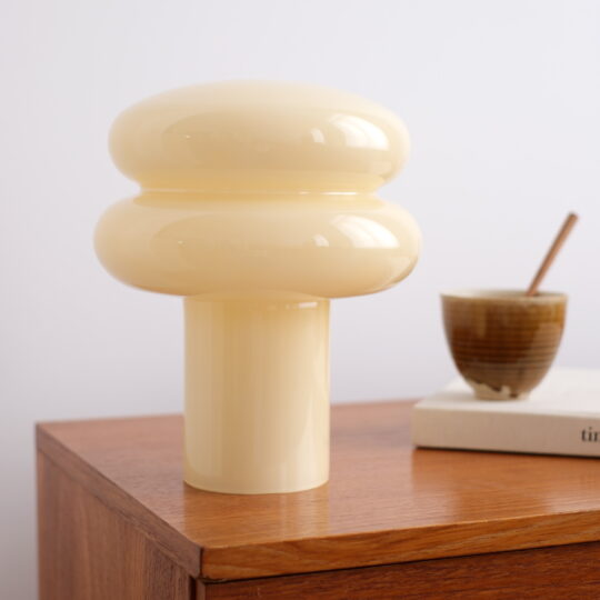 lampe à poser en verre