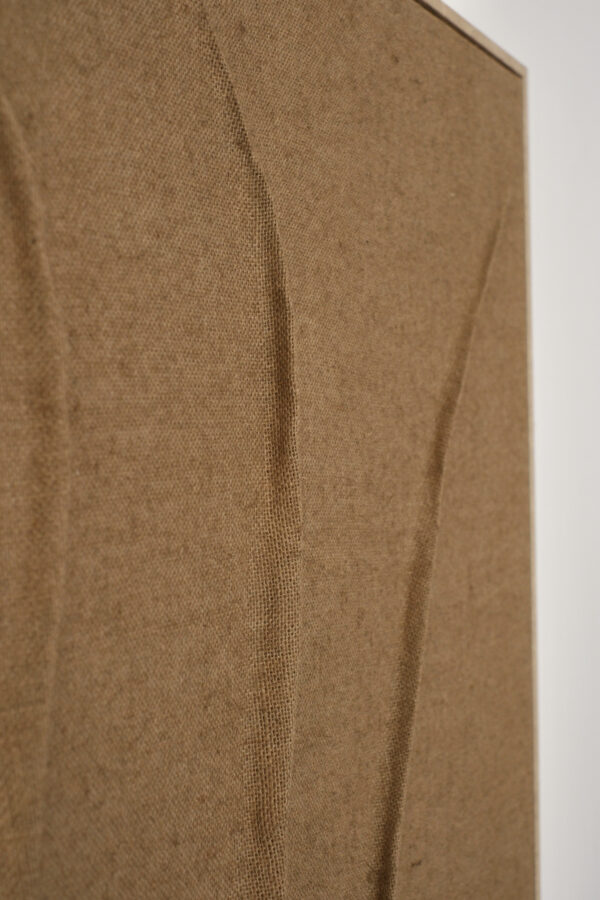détail tableau en jute
