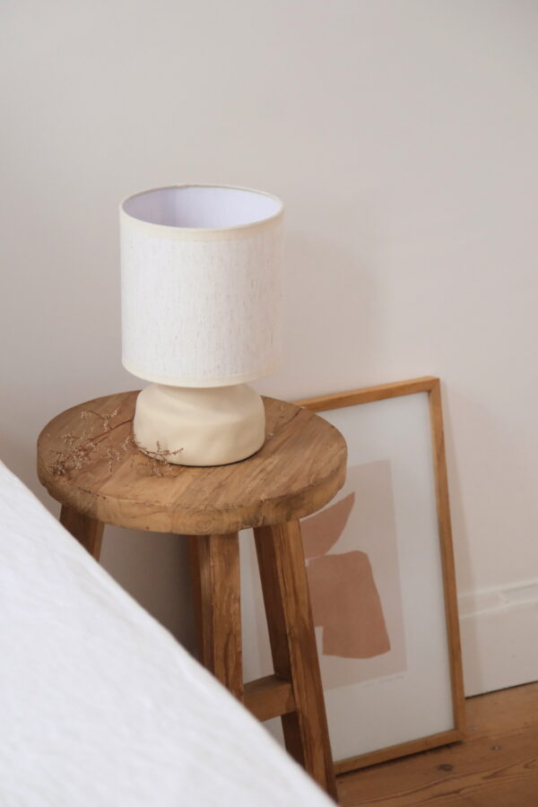 lampe de chevet écru