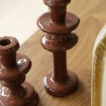 bougeoir aluminium émaillé