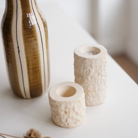 bougeoir en pierre
