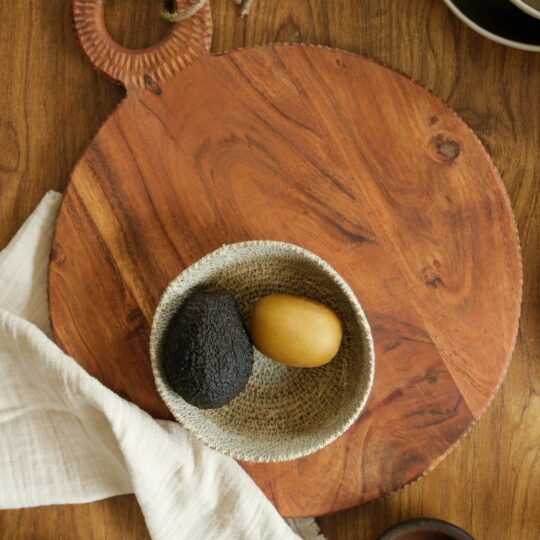 planche à découper ronde en bois