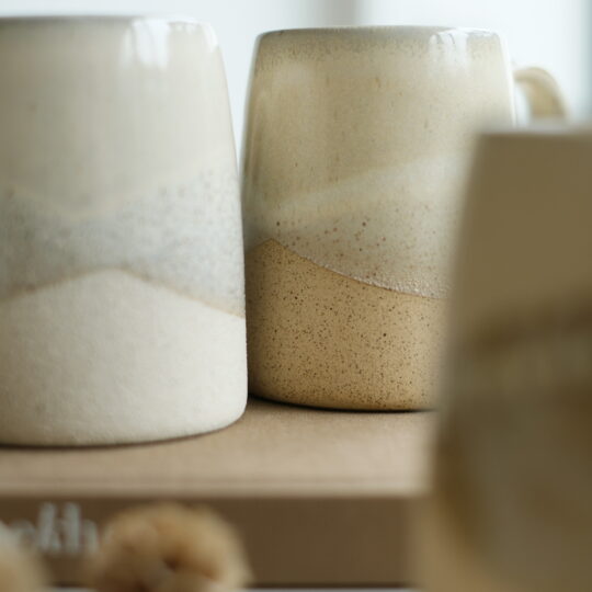 détail mug en grès