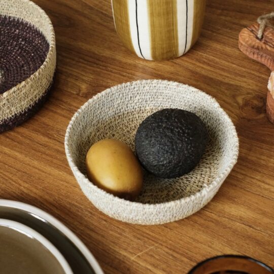 Corbeille à pain en jonc de mer – Image 2